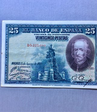 12 Billetes antiguos españoles por 40€