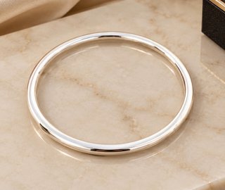 Pulsera Lisa Plateada