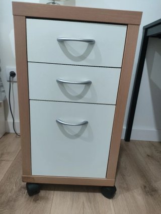 Cajonera de 3 cajones con ruedas