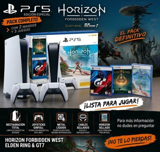 PS5 Edición Promocional + 2 Mandos AntiDrift