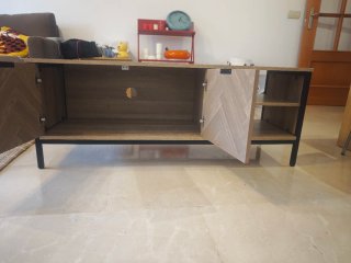 Mueble de TV de madera 120x40x45