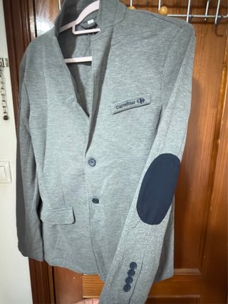 Chaqueta de hombre Carrefour gris