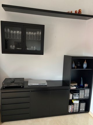 Mueble de Comedor lacado Negro