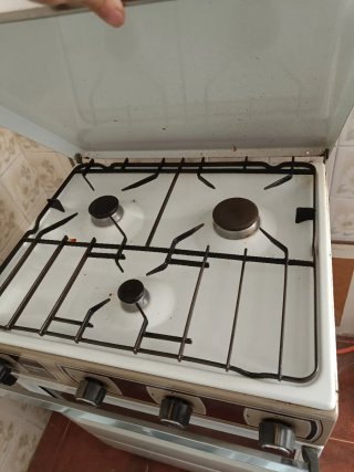 Cocina de gas con horno