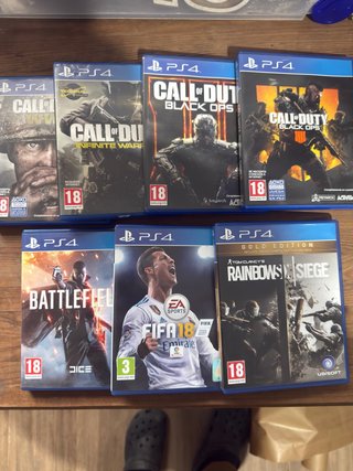 Lote de 7 Juegos para PS4