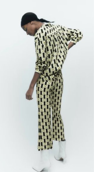 Conjunto de Camisa y Pantalón Estampado