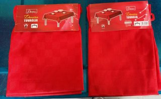 Tovaglia Divina Home Rosse