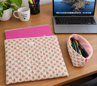 Set: Funda Portátil 13'-14'y Estuche artesanal