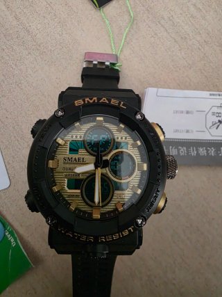 Reloj Deportivo SMAEL 8038 Militar Negro