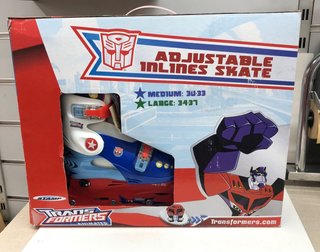 Patines en línea Transformers Talla 34-37