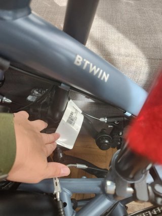 Bicicleta plegable B'TWIN Fold 120  ¡A ESTRENAR!