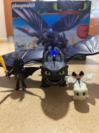 Playmobil Dragons Desdentao y Furia Diurna