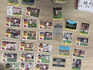 Lote de Cromos Liga 81-82 y 82-83