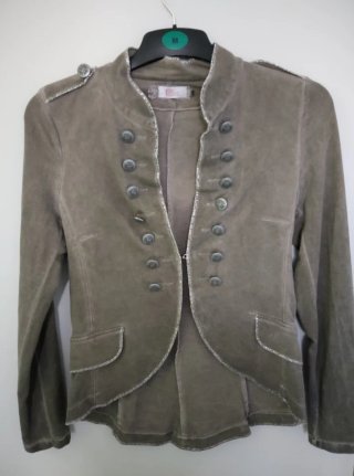 Chaqueta Ligera Color Topo Talla S