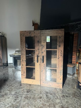 Armario Retro Efecto Madera 70x90cm