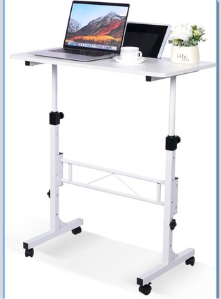 Mesa Auxiliar con Ruedas 80x40cm