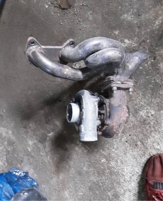 Turbo y Colector de Escape de Acero para alfa 159