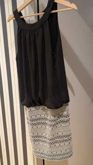 Vestido Tubo Combinado