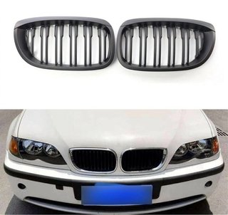 NUEVA! Parilla frontal BMW E46 serie 3 negra mate