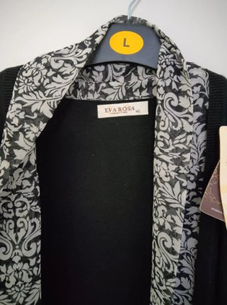 Chaqueta Negra Eva Rosa Talla M a estrenar