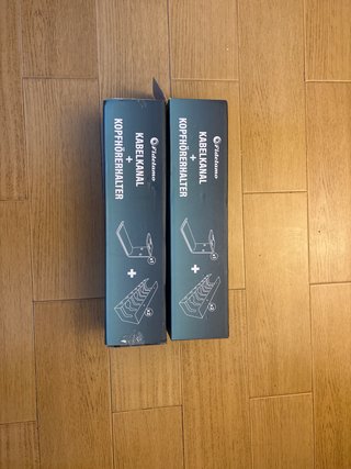 2 Sets de Canaletas y Soporte Auriculares