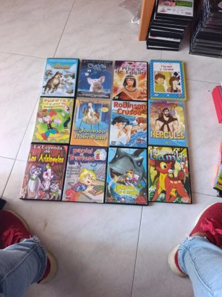 Lote de 12 Películas Infantiles en DVD