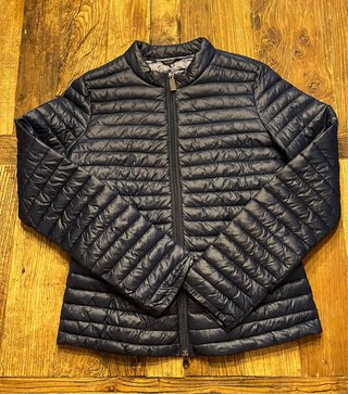 Chaqueta acolchada azul