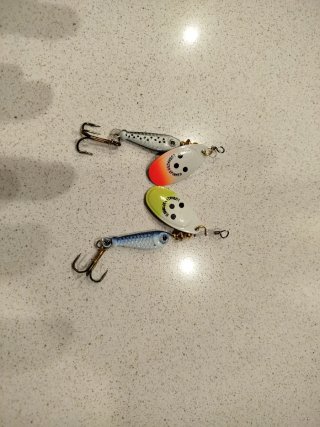 2 Cucharillas Plomadas para Pesca