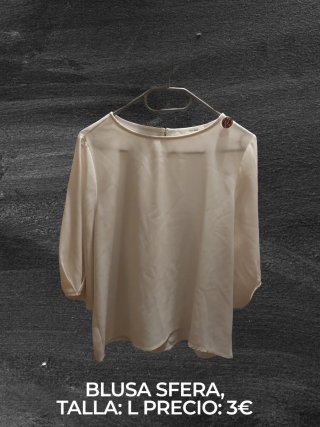 Blusa Sfera Beige Talla L