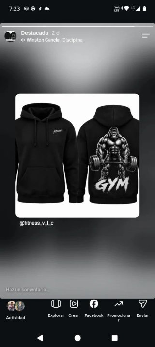 Sudadera rrecojida en domicilio