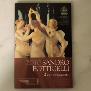 Moneta 2 Euro San Marino 2010 Botticelli