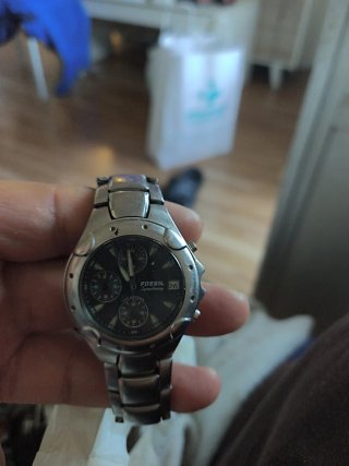 Reloj Fossil Speedway Plateado y Negro