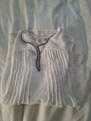 Blusa Blanca Sfera Talla S