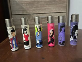 Set 6 accendini Clipper Lupin III