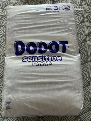 Pañales Dodot Sensitive Talla 3 (66 unidades)