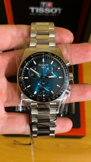 Reloj Tissot PR516 Chronograph 40mm azul degradado