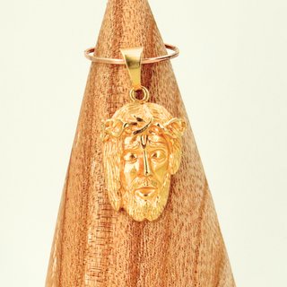 Colgante Rostro de Cristo Oro 18K; 8,21g.