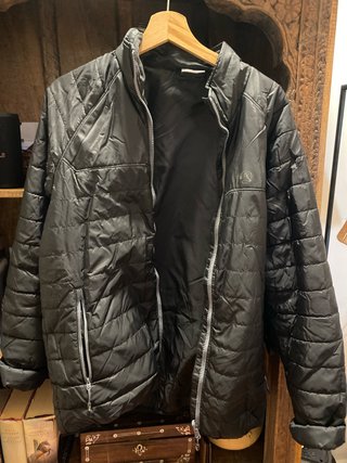 Chaqueta acolchada negra