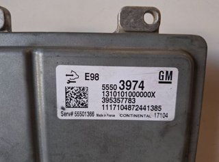 Centralita motor uce opel 55503974 insignia 38070