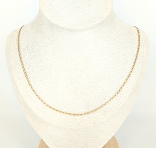 Cadena Bilbao de oro de 18k, 3.44 g, 50.5 cm.