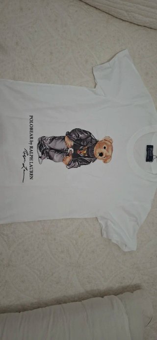 Camiseta Ralph Lauren Bear Blanca