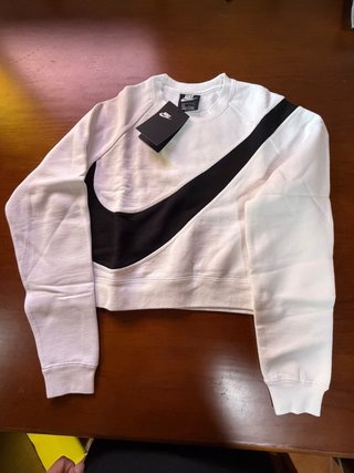 Sudadera Nike Blanca y Negra Talla S