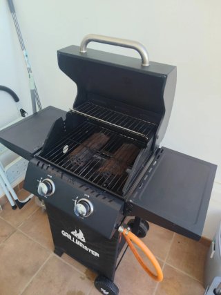 Barbacoa de gas Grillmeister 2 quemadores