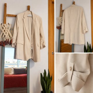 Blazer Stradivarius Beige