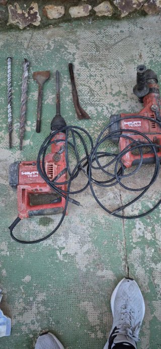 Martillos Hilti TE54 con accesorios