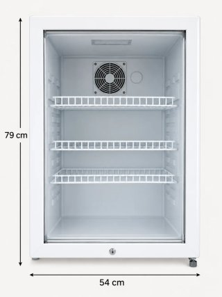 Nevera Expositora Blanca 79x54 cm