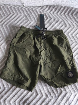 Bañador Stone Island Verde Militar Talla L