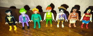 Set de 7 figuras tipo Playmobil
