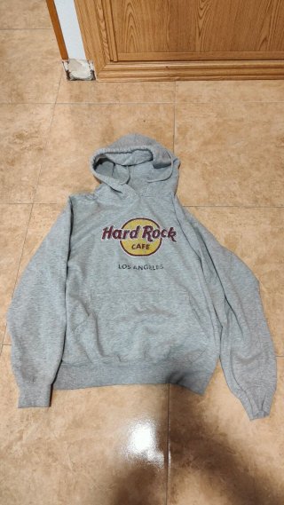 Sudadera Hard Rock Cafe Los Angeles Gris
