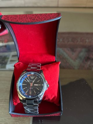 Reloj Emporio Armani Plateado y Negro